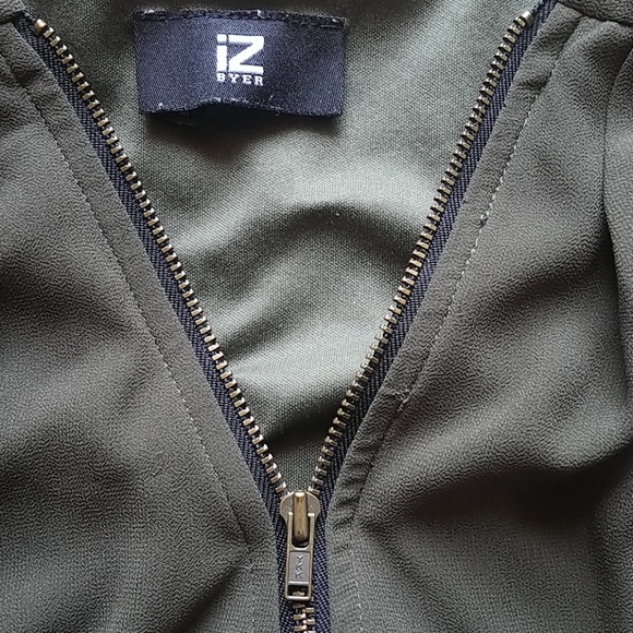 Olive Green Dress - Picture 2 of 2